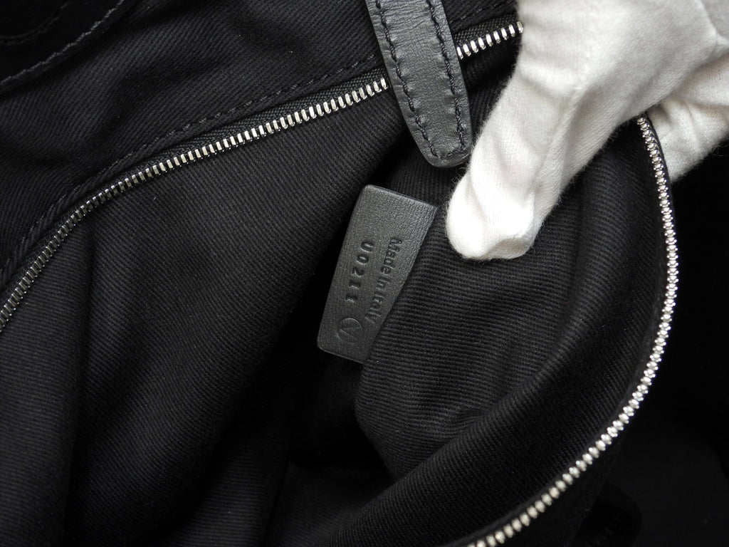 Berluti Pure Signature Borsa a tracolla shopping uomo in pelle scura e nera, condizioni eccellenti@U0211