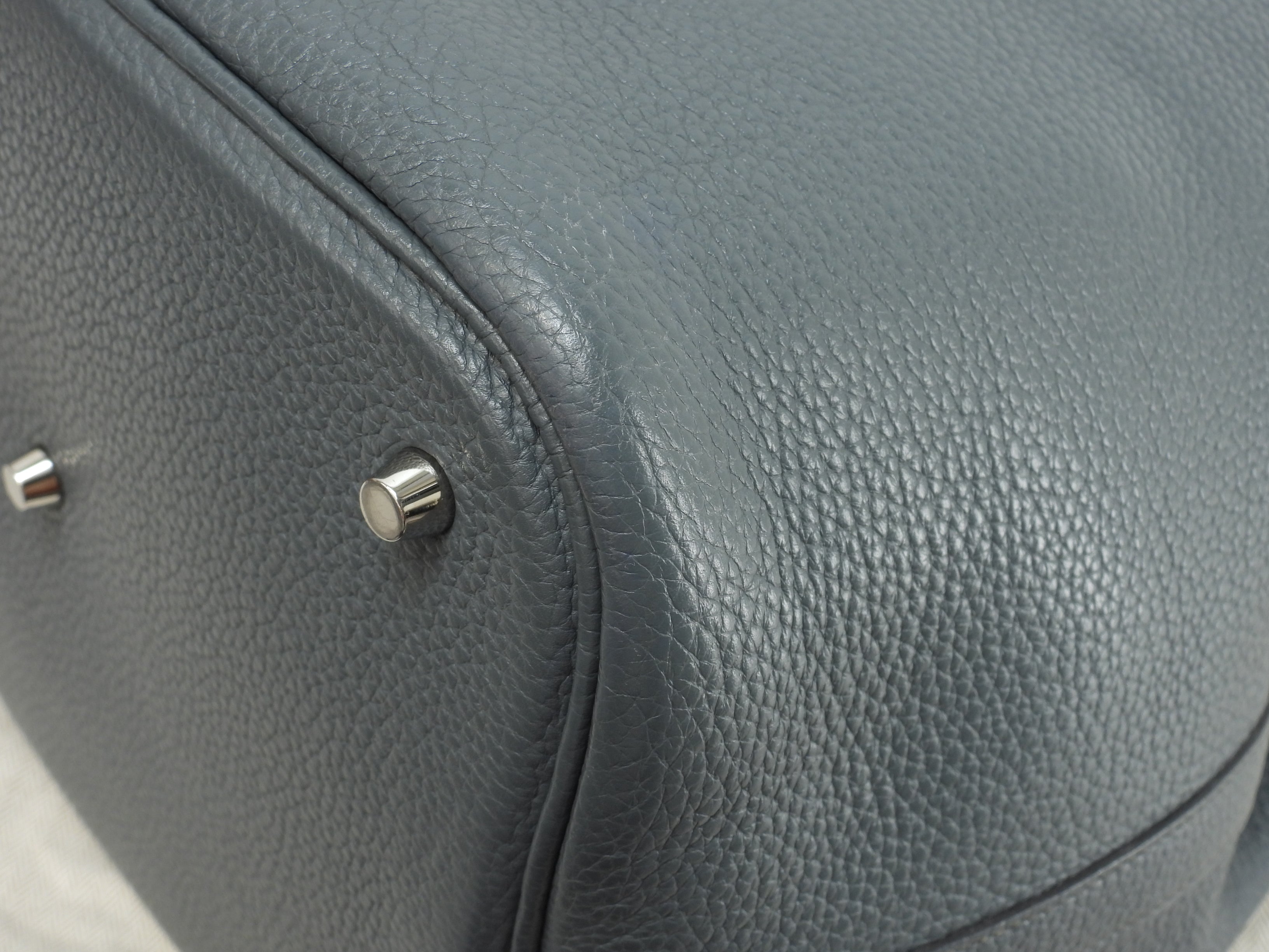 Hermès Picotin Lock GM Taurillon Clemence Bleu Orange Borsa a mano Borsa tote Ottime condizioni@T 4