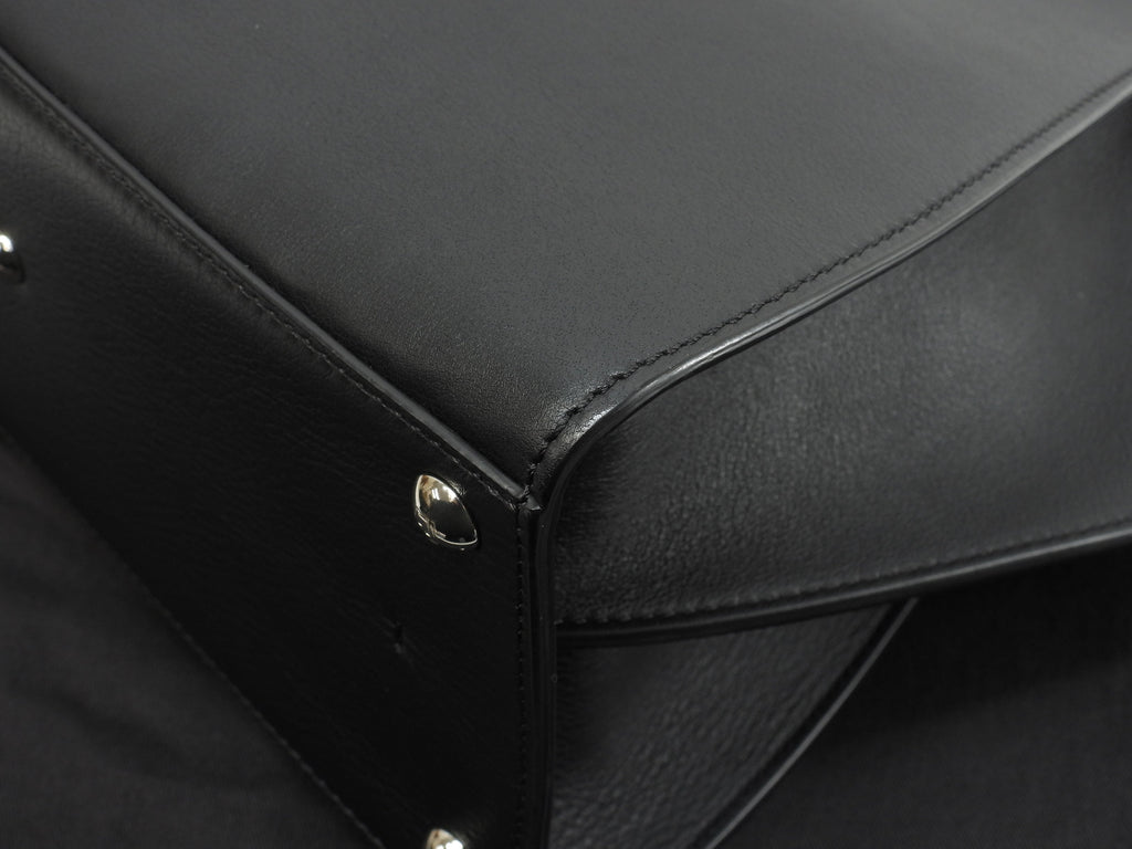 Fendi Trois Jour Borsa a mano in pelle nera con tracolla - Tote bag - Ottime condizioni @ 54