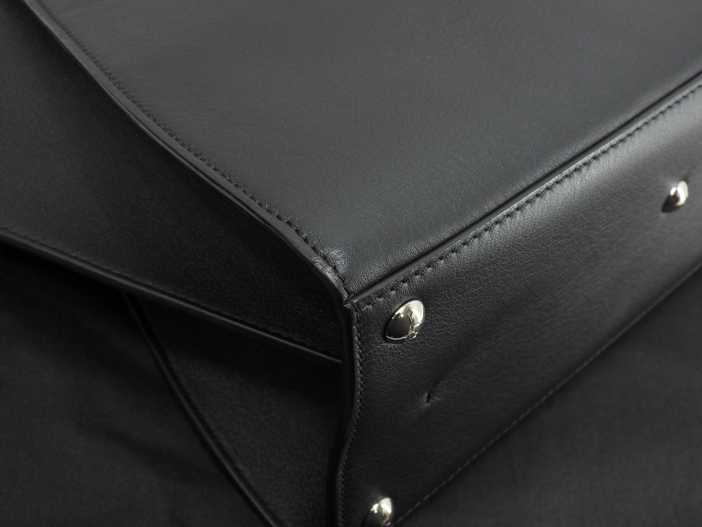 Fendi Trois Jour Borsa a mano in pelle nera con tracolla - Tote bag - Ottime condizioni @ 54
