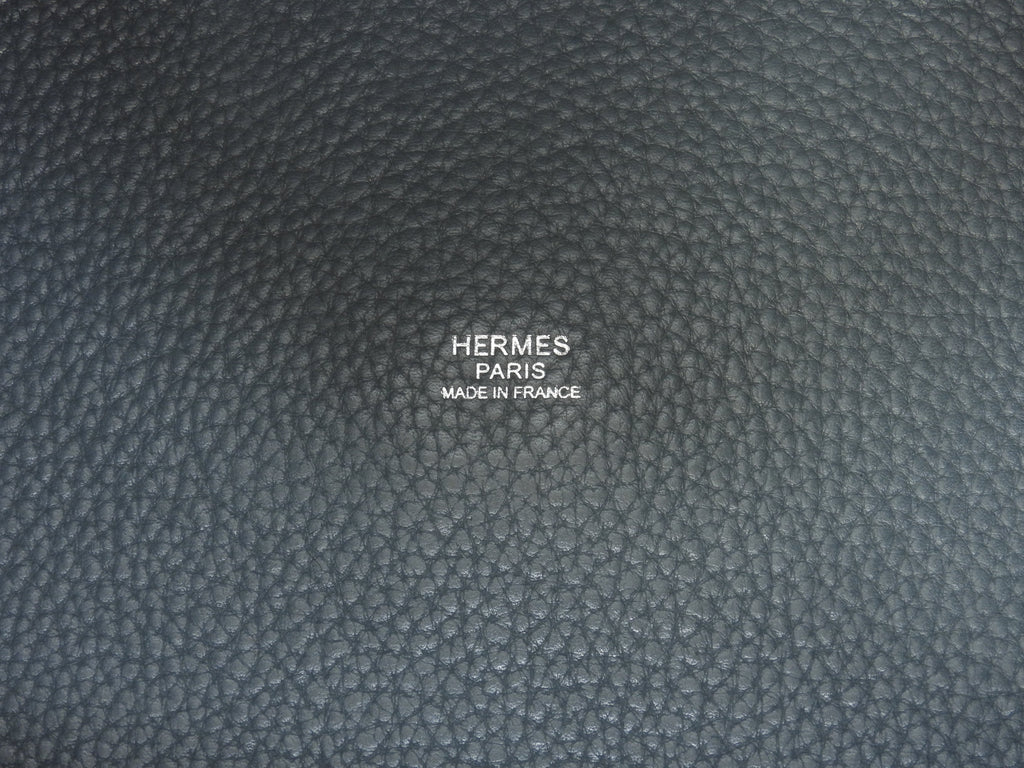 Hermès Picotin Lock GM Taurillon Clemence Bleu Orange Borsa a mano Borsa tote Ottime condizioni@T 4