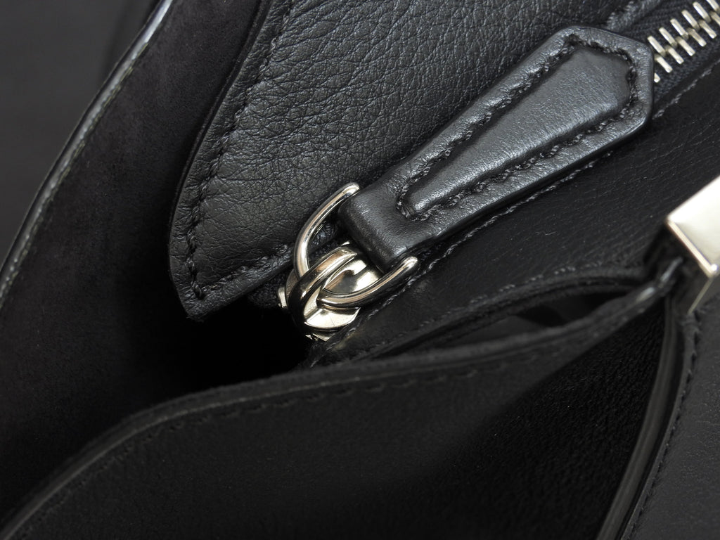 Fendi Trois Jour Borsa a mano in pelle nera con tracolla - Tote bag - Ottime condizioni @ 54