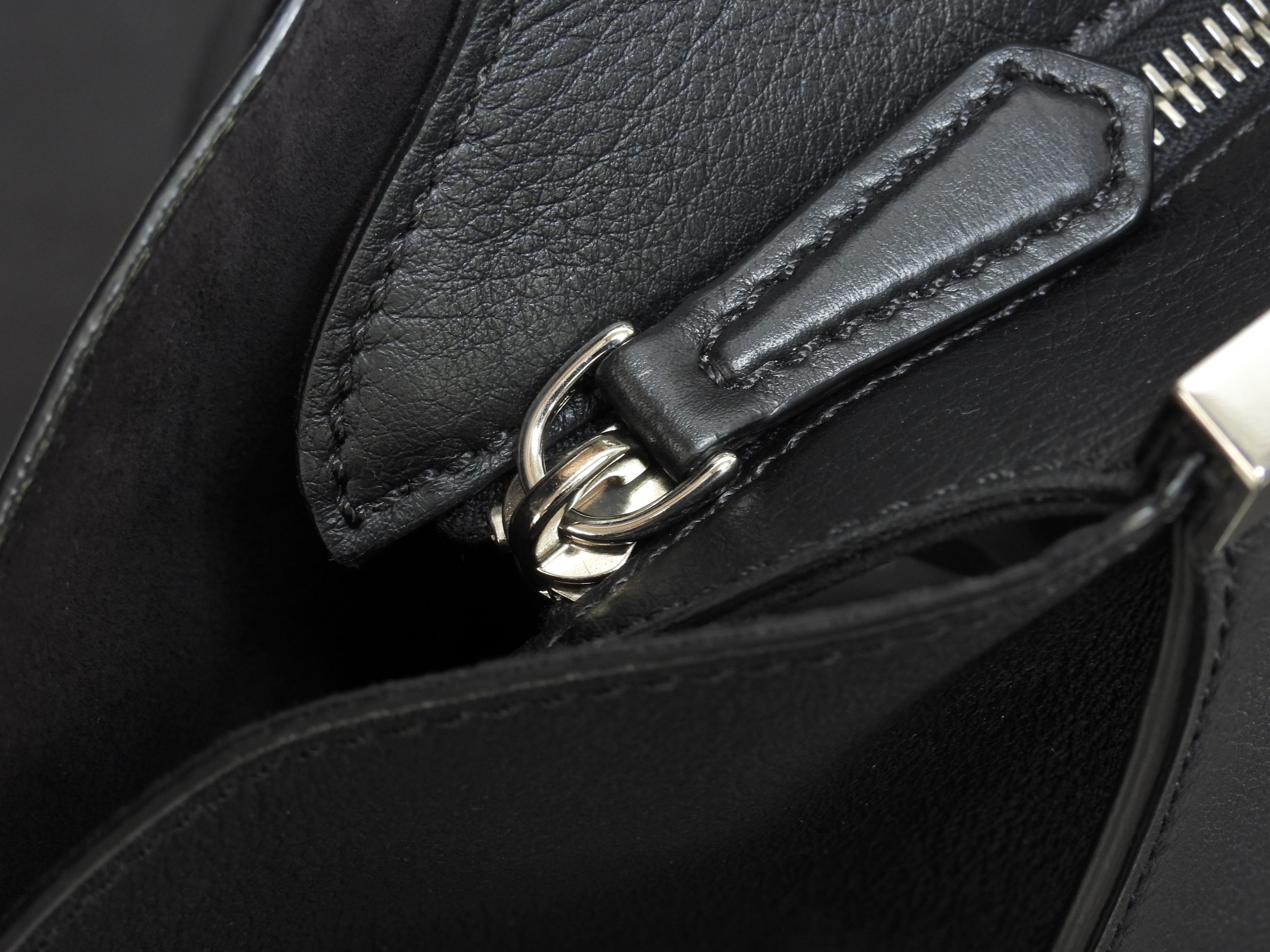 Fendi Trois Jour Borsa a mano in pelle nera con tracolla - Tote bag - Ottime condizioni @ 54