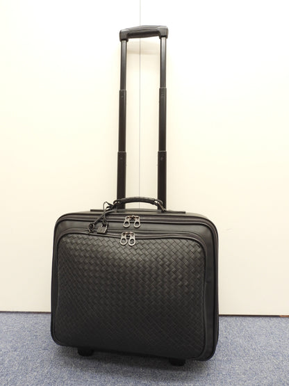 Bottega Veneta Trolley Intrecciato Pelle Nera Piccolo Ottime Condizioni @ 249