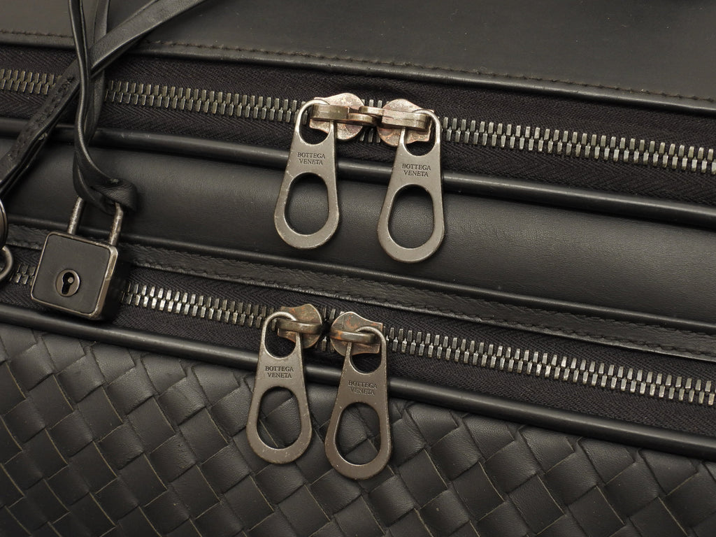Bottega Veneta Trolley Intrecciato Pelle Nera Piccolo Ottime Condizioni @ 249
