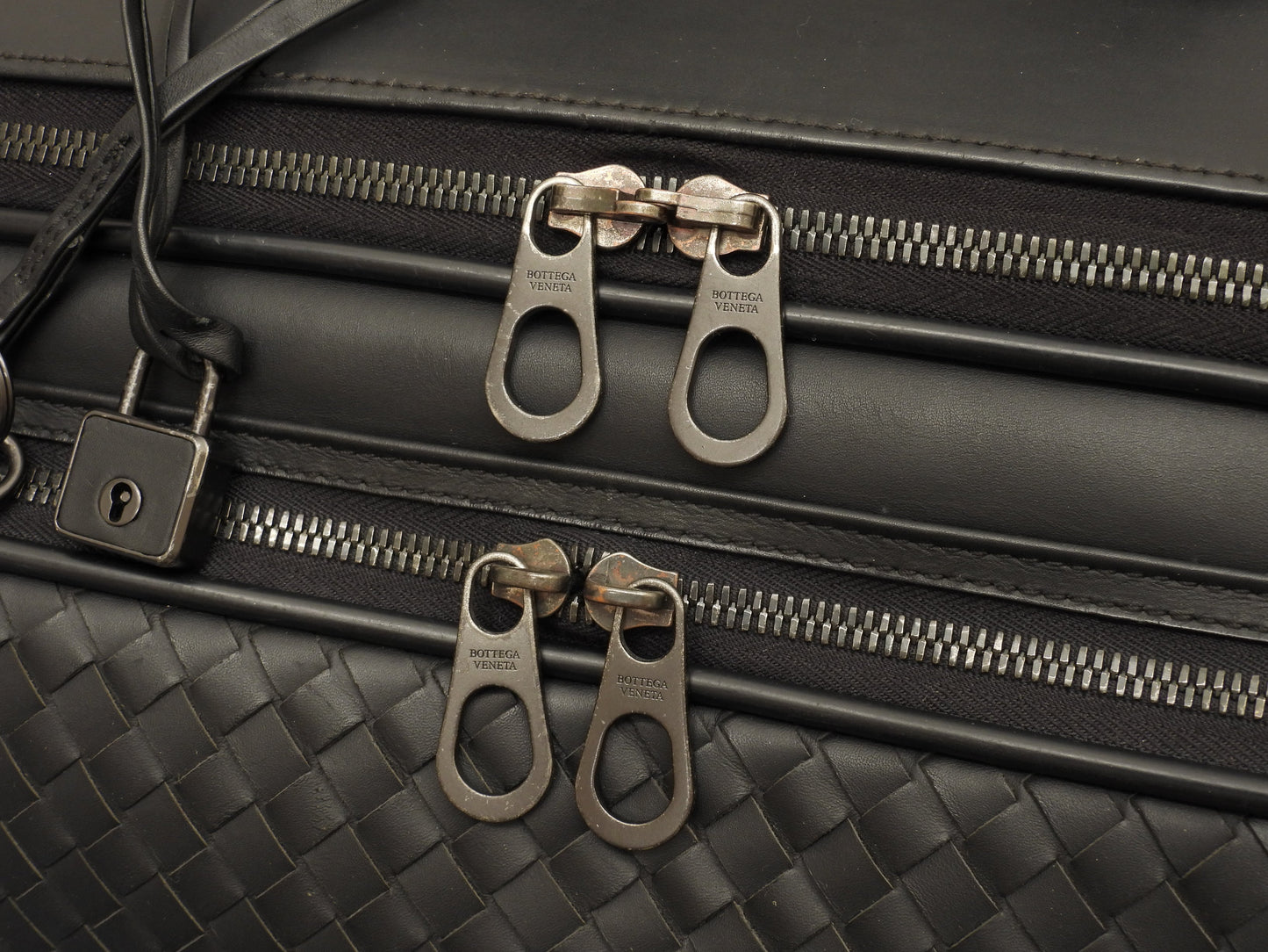 Bottega Veneta Trolley Intrecciato Pelle Nera Piccolo Ottime Condizioni @ 249