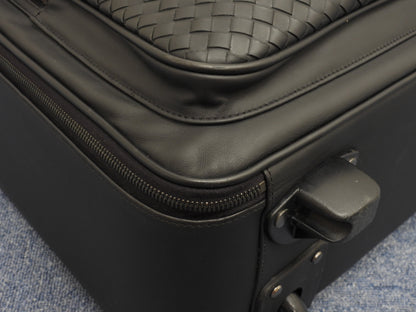Bottega Veneta Trolley Intrecciato Pelle Nera Piccolo Ottime Condizioni @ 249
