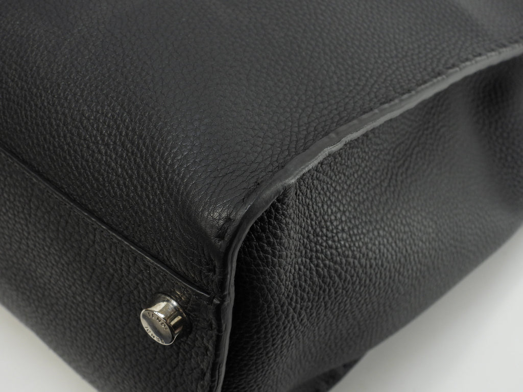 Fendi Peekaboo Large Monster Selleria Nera Borsa a Mano da Uomo Borsa da Lavoro Ottime Condizioni @ 61