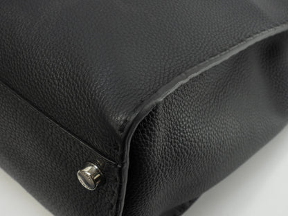 Fendi Peekaboo Large Monster Selleria Nera Borsa a Mano da Uomo Borsa da Lavoro Ottime Condizioni @ 61