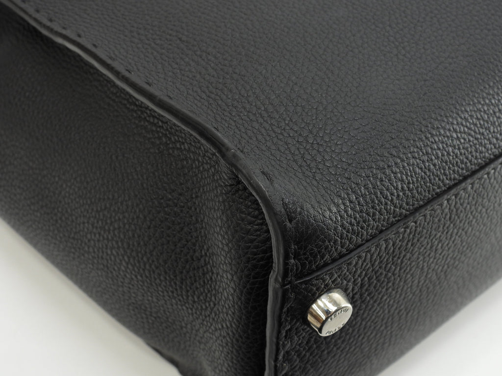 Fendi Peekaboo Large Monster Selleria Nera Borsa a Mano da Uomo Borsa da Lavoro Ottime Condizioni @ 61