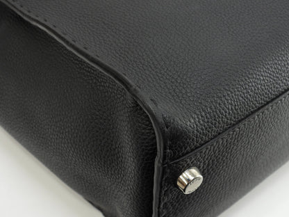 Fendi Peekaboo Large Monster Selleria Nera Borsa a Mano da Uomo Borsa da Lavoro Ottime Condizioni @ 61
