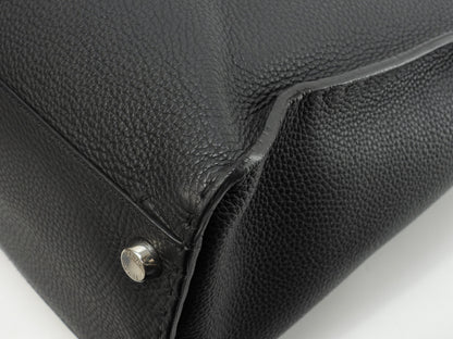 Fendi Peekaboo Large Monster Selleria Nera Borsa a Mano da Uomo Borsa da Lavoro Ottime Condizioni @ 61