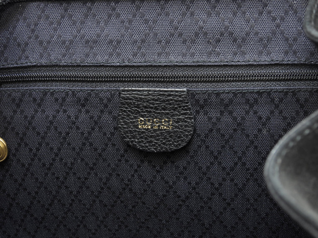 Zaino Gucci medio, bambù, coccodrillo verde/camoscio nero, rarissimo @ 13