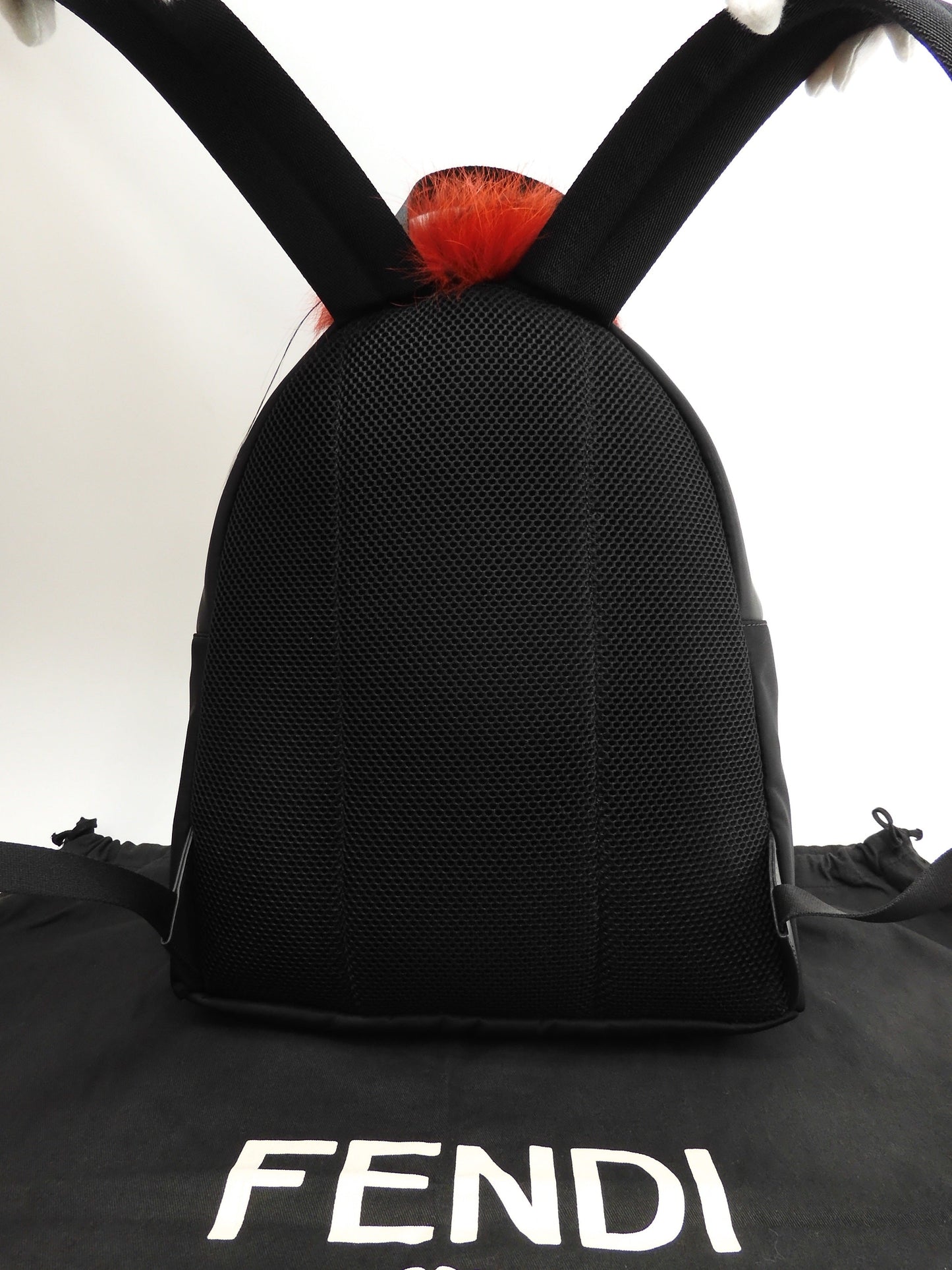 Fendi Zaino Piccolo Bag Bugs Mostro Nero Borsa a ZAINO @ 17