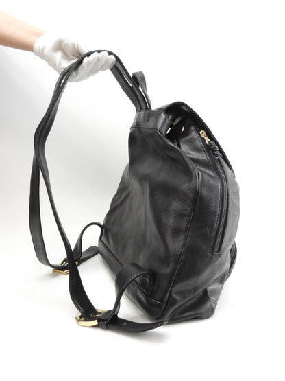 Zaino Versace Medusa in pelle nera Borsa a mano @ 8