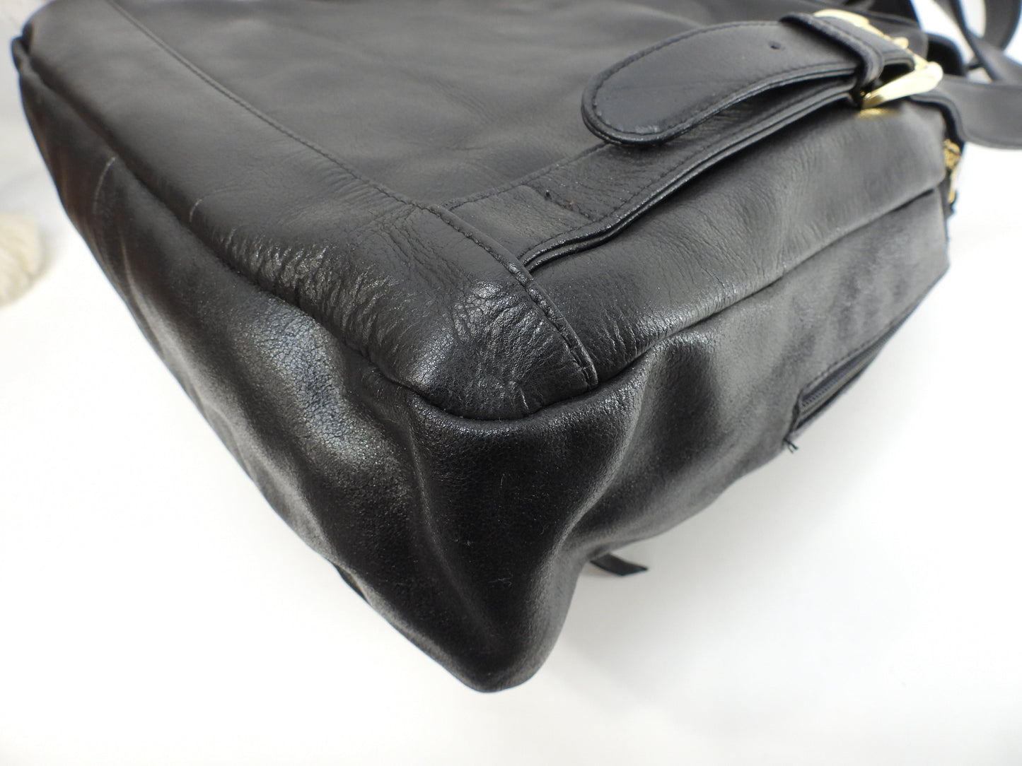 Zaino Versace Medusa in pelle nera Borsa a mano @ 8