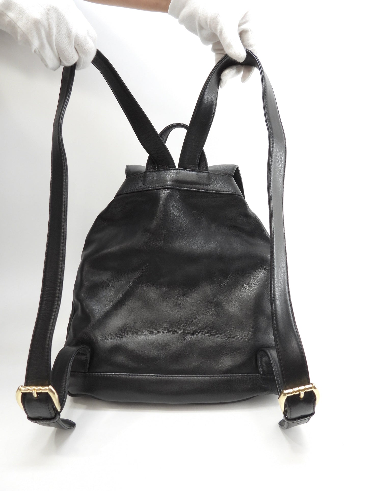 Zaino Versace Medusa in pelle nera Borsa a mano @ 8