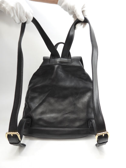 Zaino Versace Medusa in pelle nera Borsa a mano @ 8