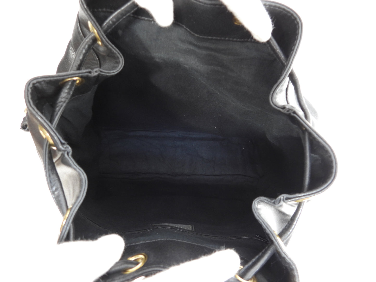 Zaino Versace Medusa in pelle nera Borsa a mano @ 8