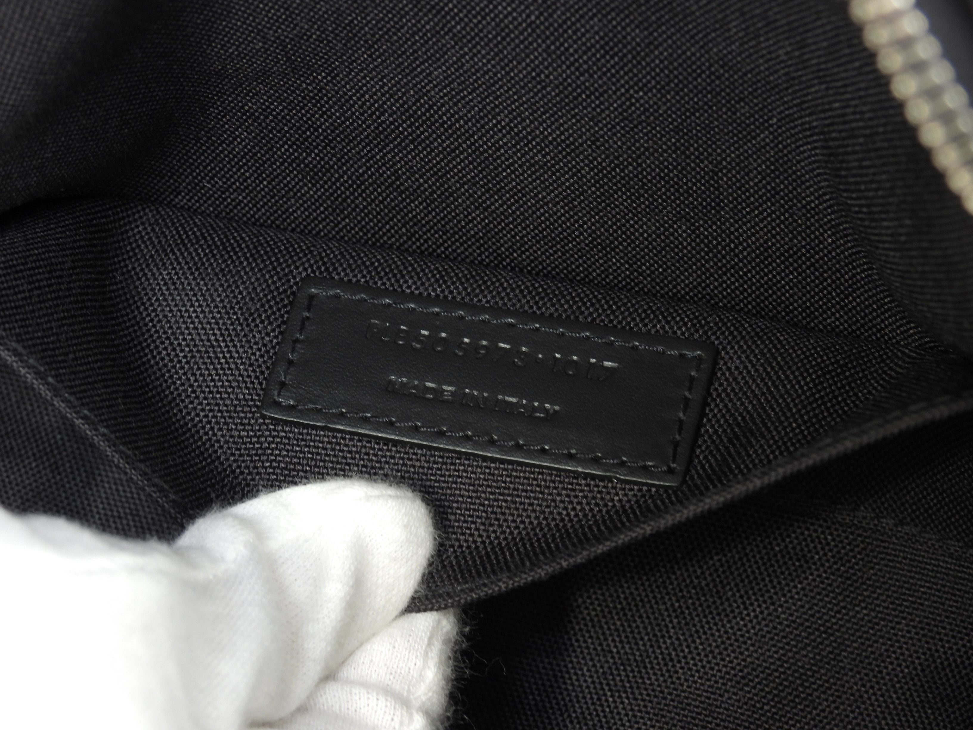 Saint Laurent marsupio City in pelle nera, tracolla, borsa a spalla, ottime condizioni @3