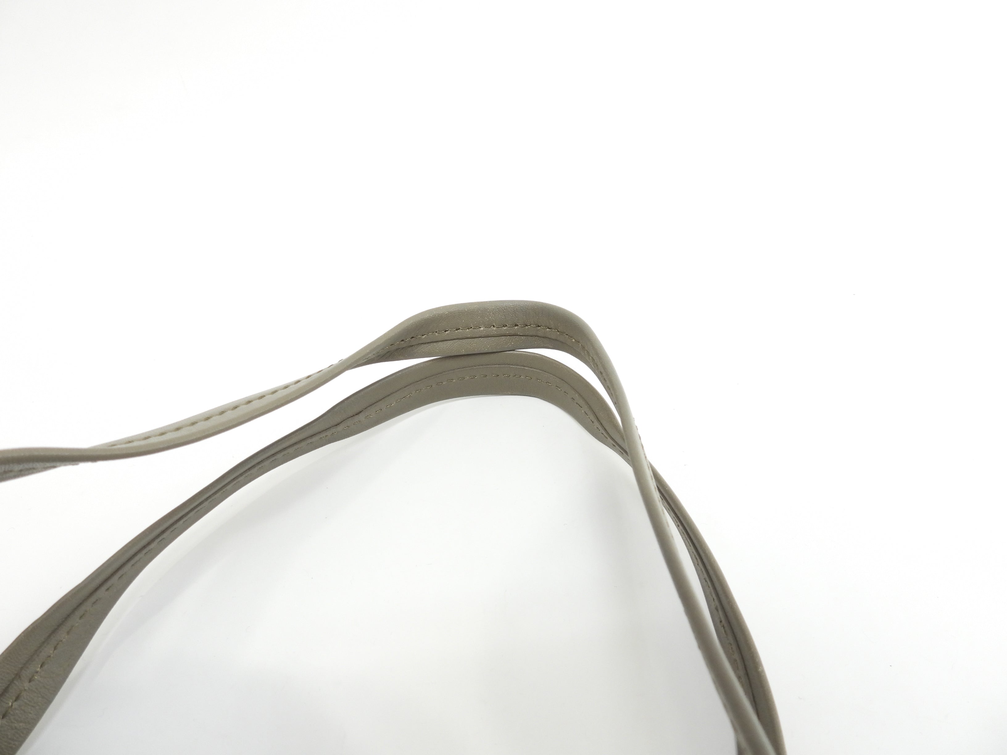 Celine Cabas Horizontal borsa a tracolla tote in pelle grigia ottime condizioni@S-CU-4176 3