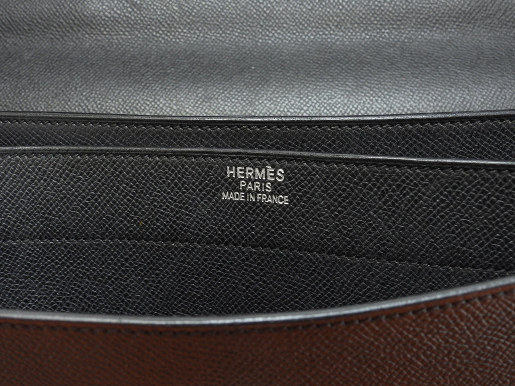 エルメス ケリーデペッシュ34 エプソン黒 シルバー金具 ブリーフケース@□I 2