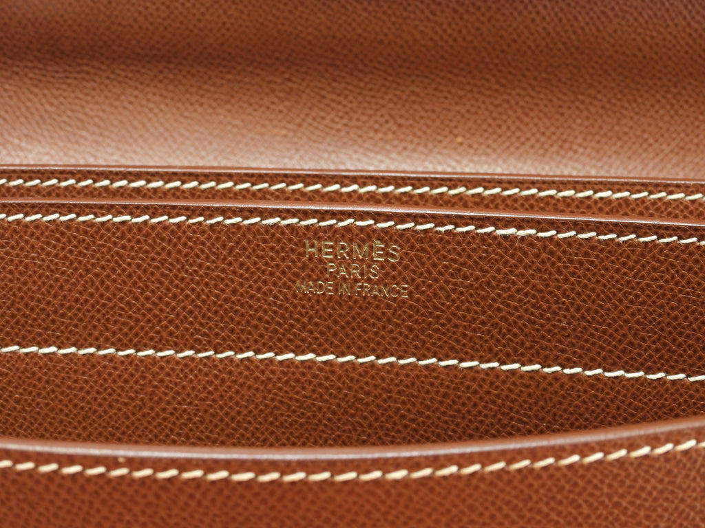 エルメス ケリーデペッシュ38 リセ/コニャック ゴールド金具 ブリーフケース@□F