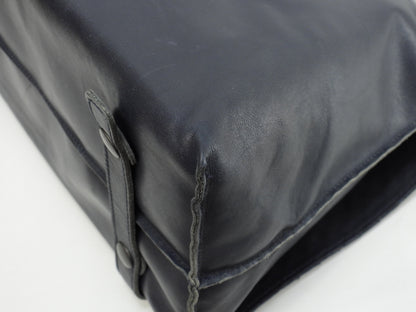 Bottega Veneta Borsa Messenger Intrecciato Pelle Blu Scuro Ottime Condizioni@ 245