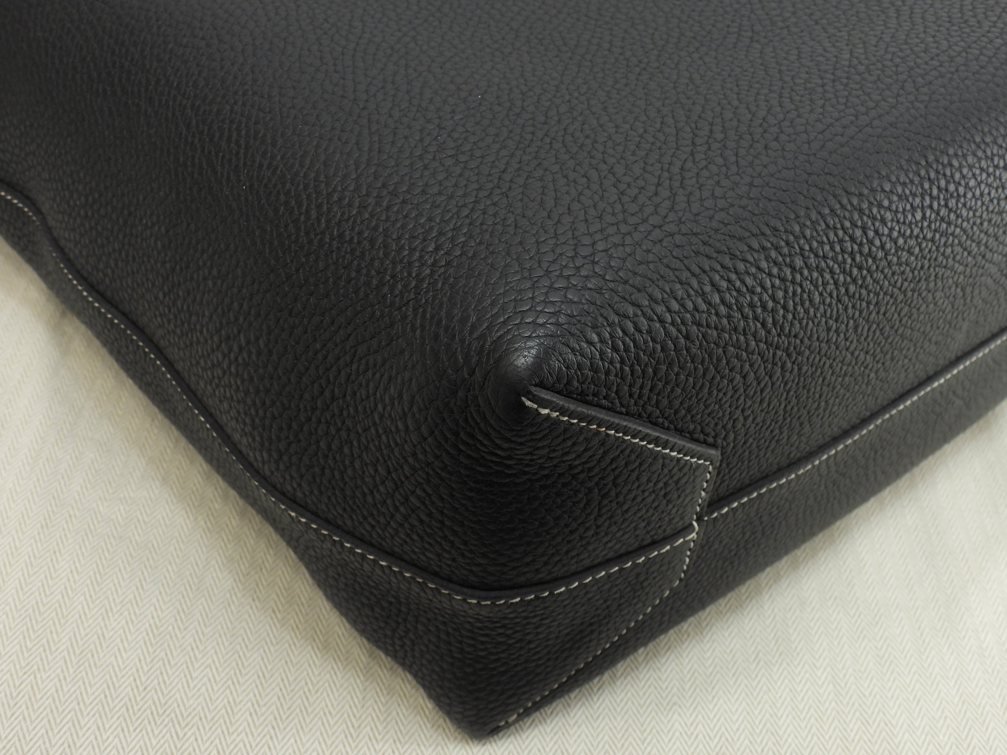 エルメス カバセリエ46 トリヨンクレマンス 黒 トートバッグ ショルダーバッグ 極美品@Z 6