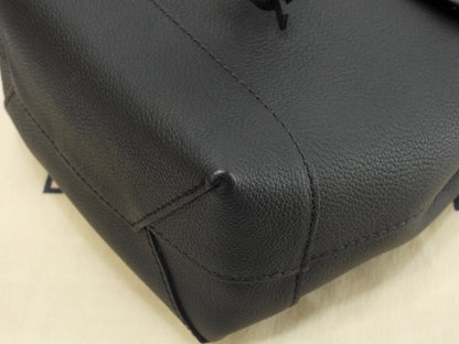 Louis Vuitton Lockme Mini M54573, full leather nero, pochette, zaino, pari al nuovo @DU0168 2