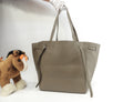 Celine Cabas Phantom Small borsa tote in pelle grigia borsa shopping bellissime condizioni@S-LA-3155