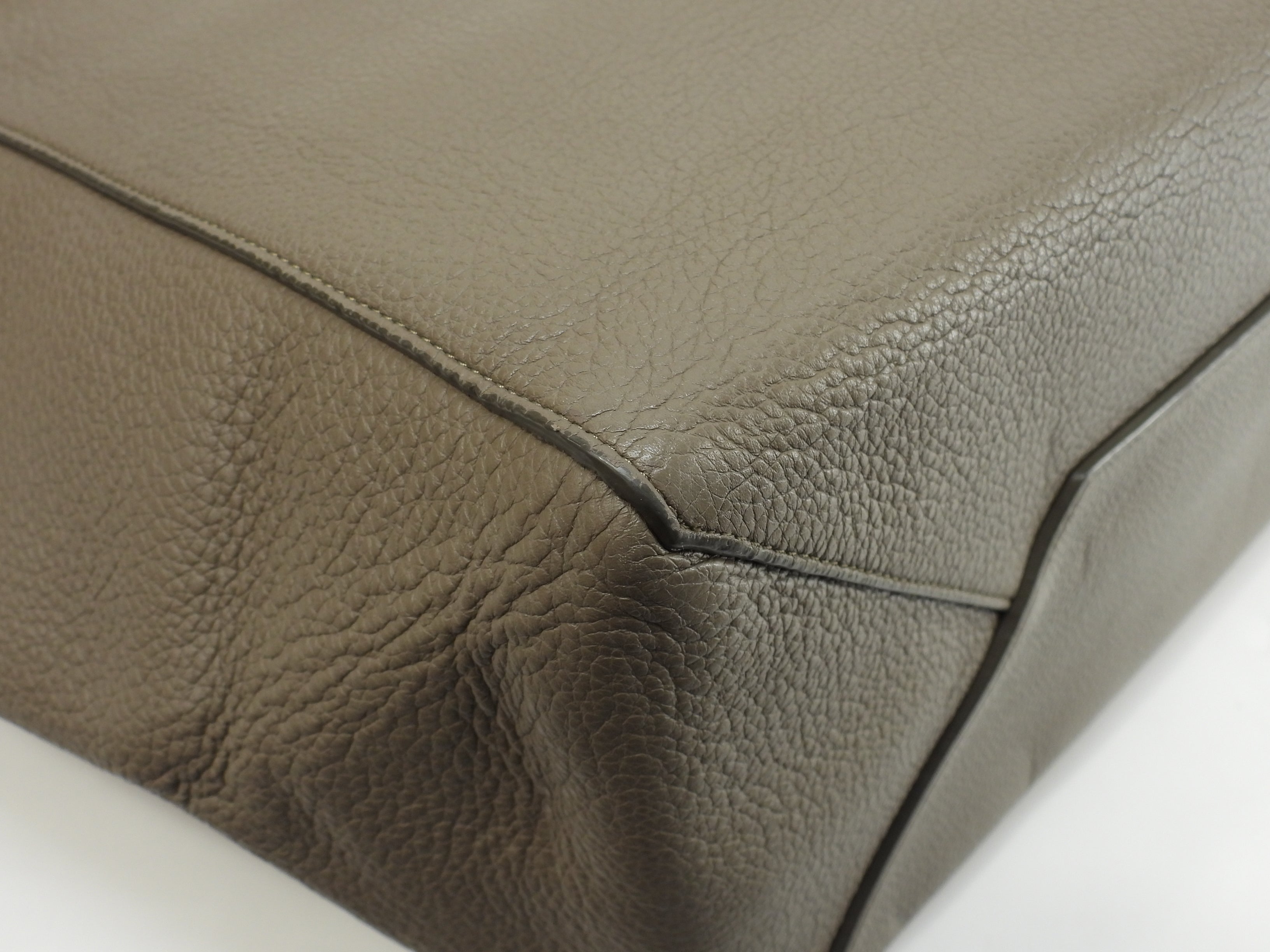 Celine Cabas Phantom Small borsa tote in pelle grigia borsa shopping bellissime condizioni@S-LA-3155