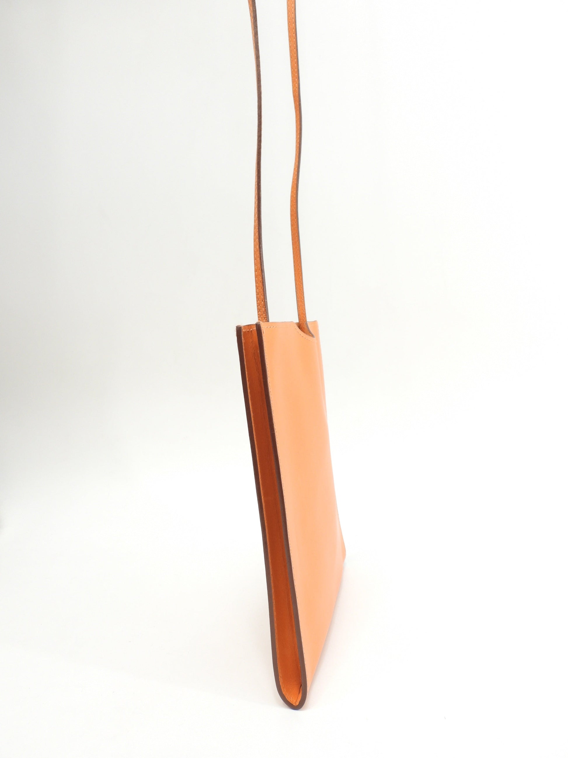Hermès Onimaitou in boxcalf arancione, borsa a tracolla, come nuova, @□F 2