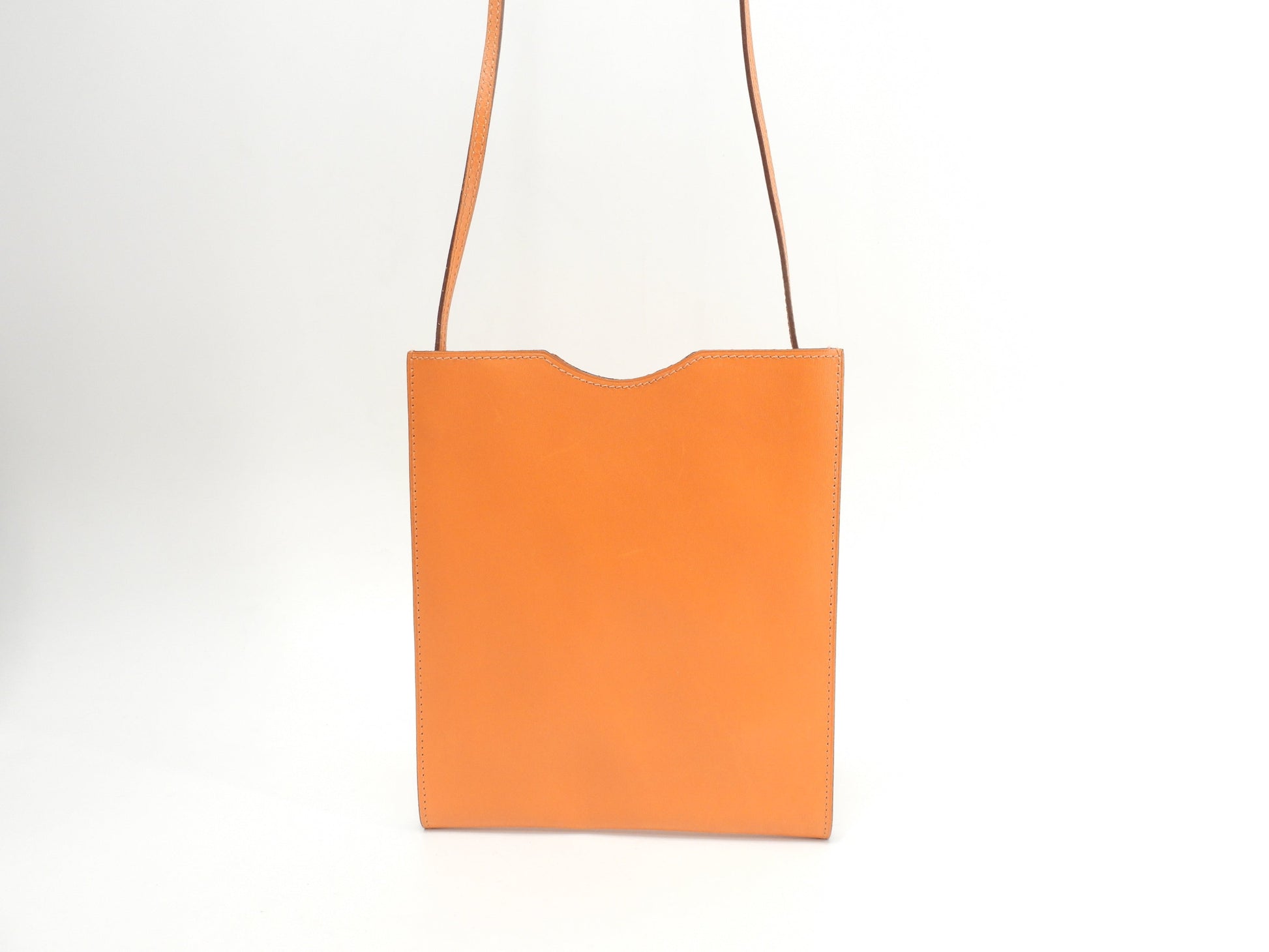 Hermès Onimaitou in boxcalf arancione, borsa a tracolla, come nuova, @□F 2