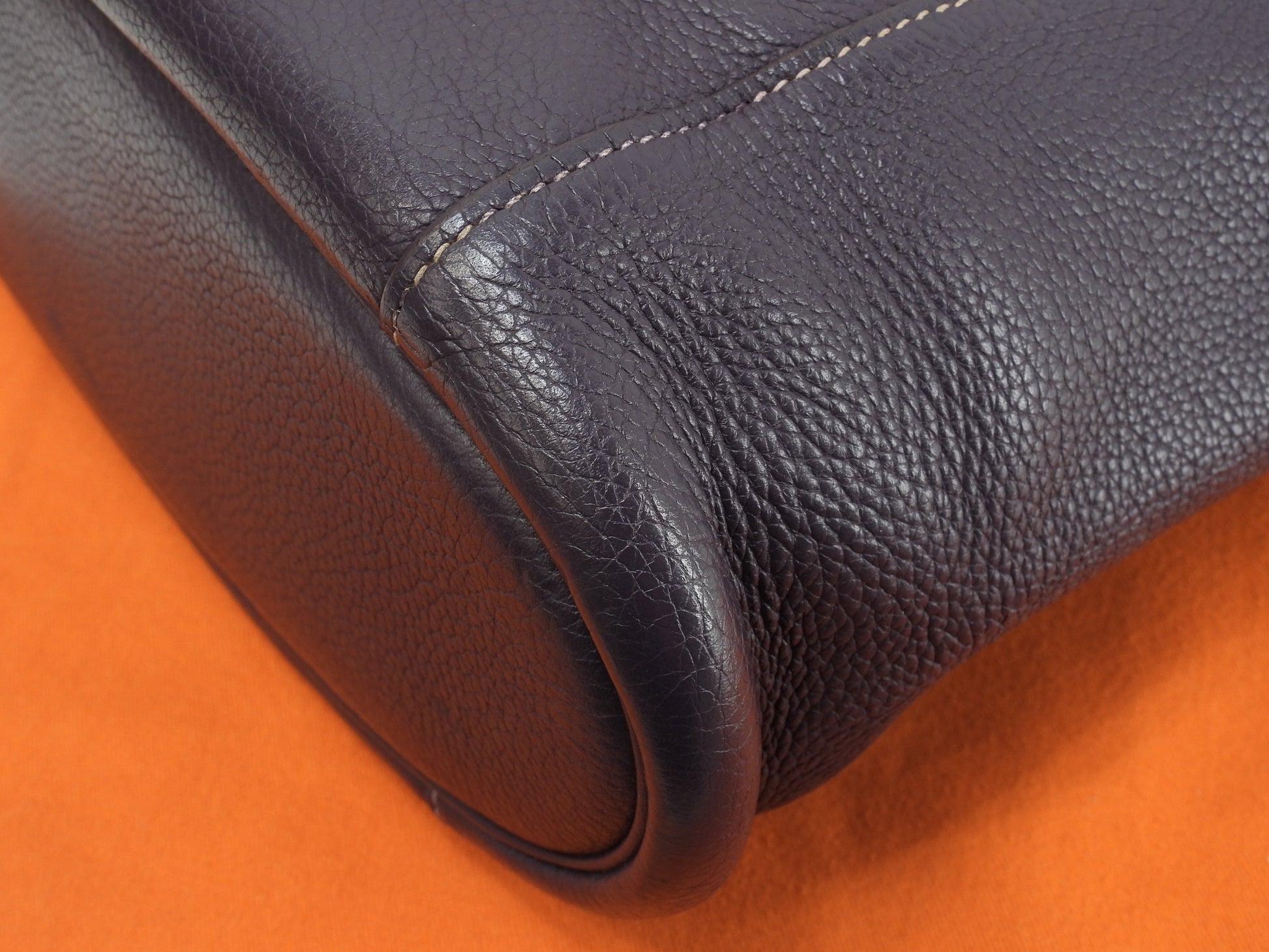 Hermes Good News PM in pelle Taurillon Clemence color Raisin, borsa a tracolla, ottime condizioni @□L 8