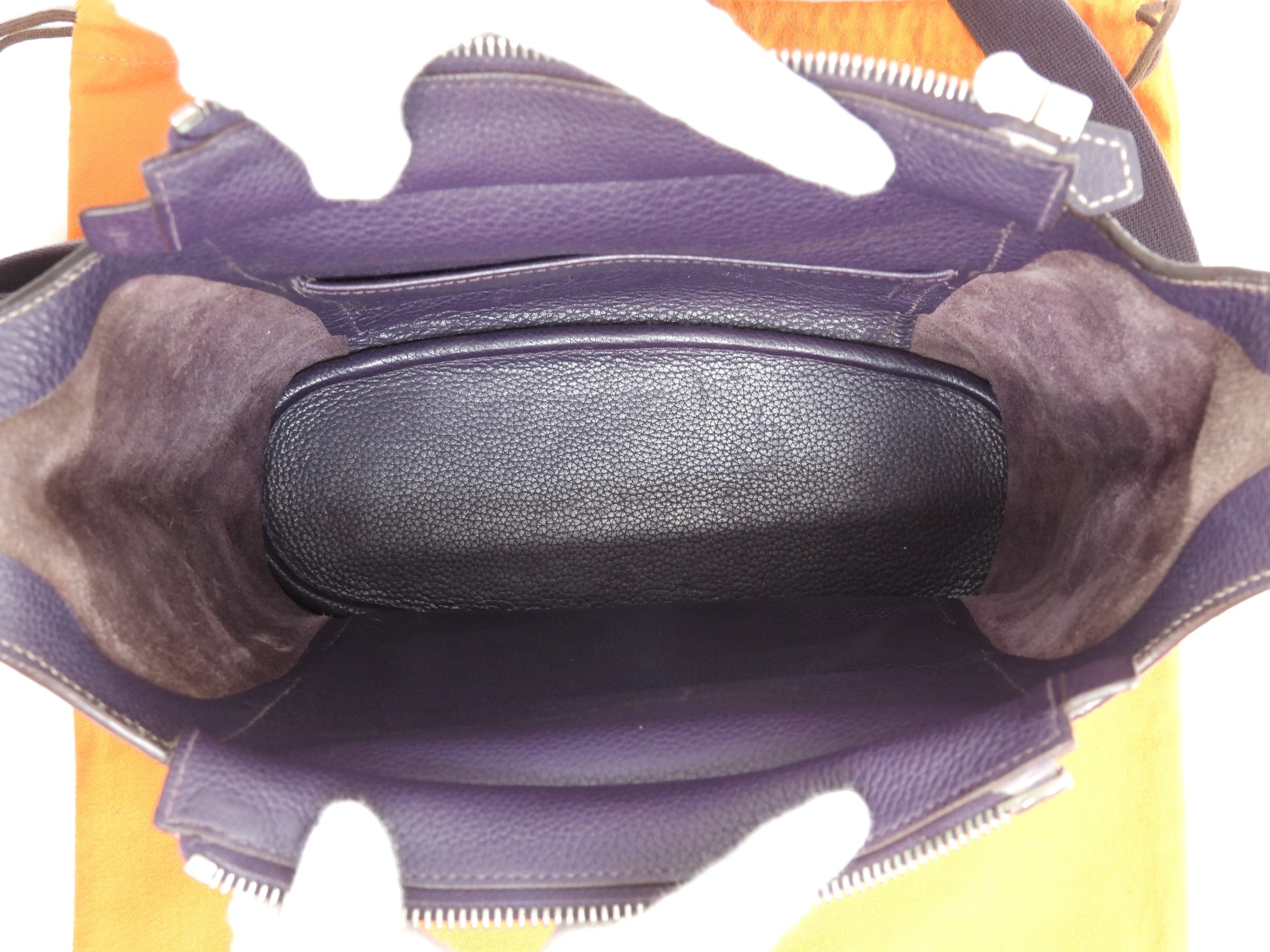 Hermes Good News PM in pelle Taurillon Clemence color Raisin, borsa a tracolla, ottime condizioni @□L 8