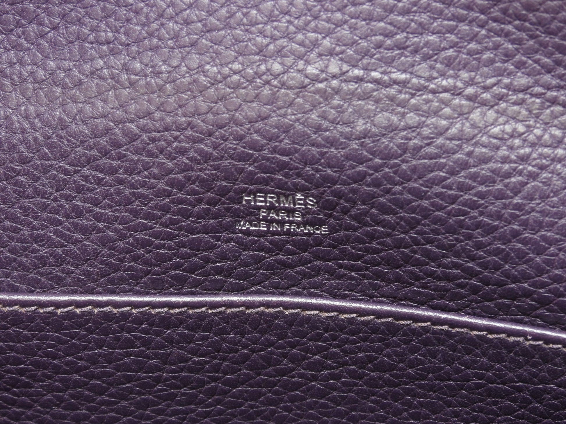 Hermes Good News PM in pelle Taurillon Clemence color Raisin, borsa a tracolla, ottime condizioni @□L 8