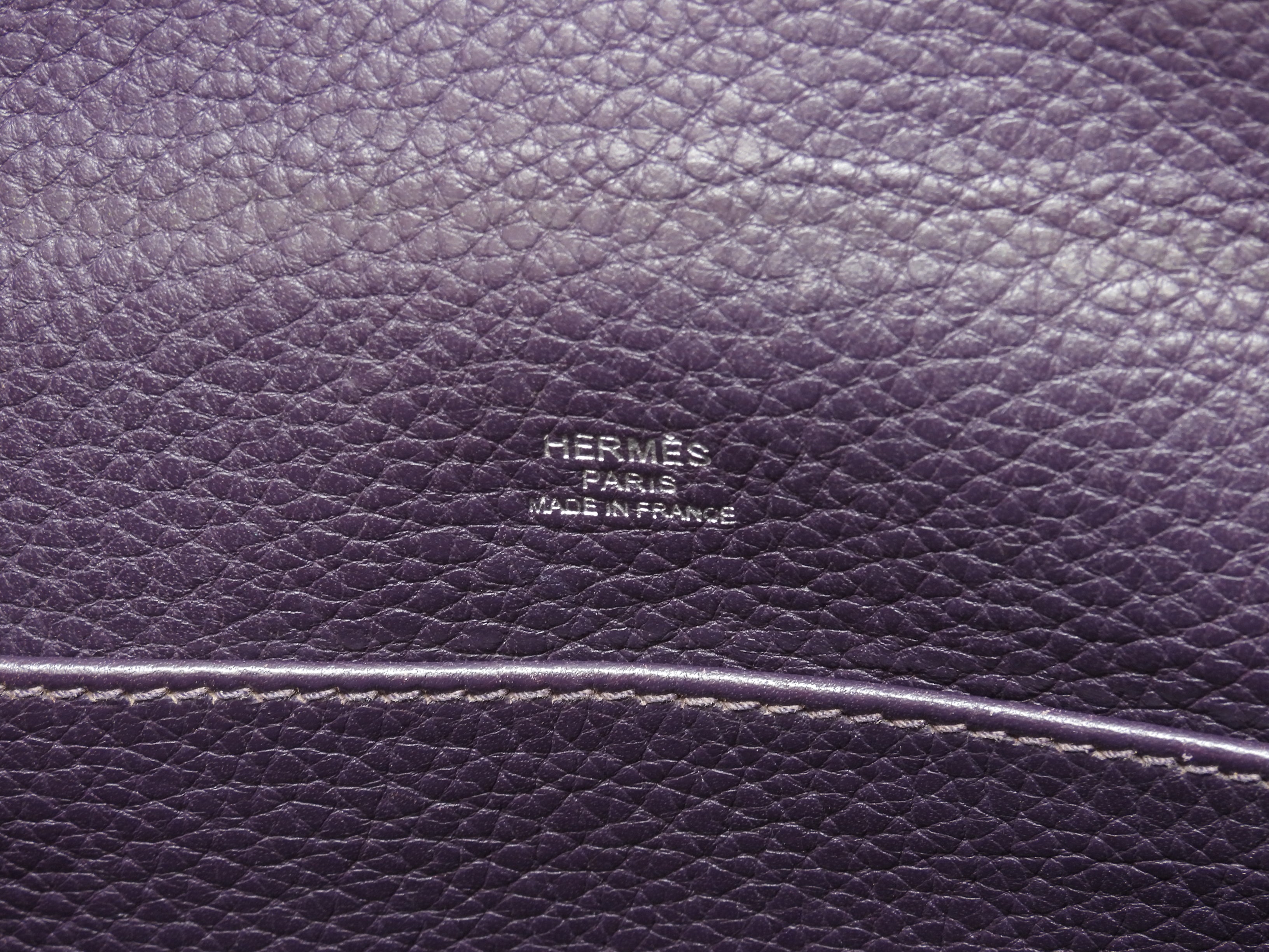 エルメス グッドニュースPM トリヨンクレマンス レザン ポシェット クロスボディバッグ 美品@□L 8