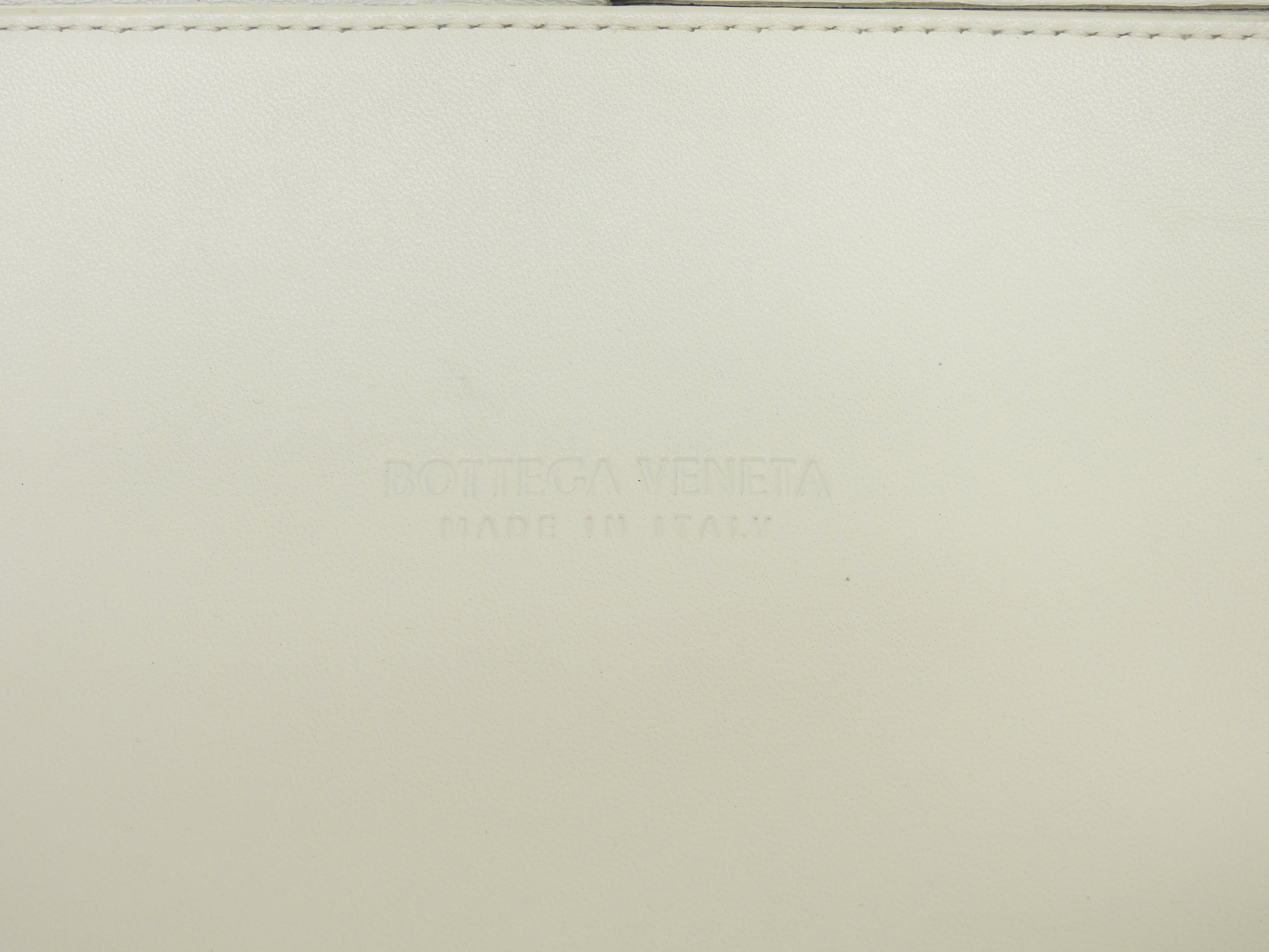 Bottega Veneta Borsa tote grande Large Arco in pelle bianca e nera Borsa a tracolla grande@B08470724Q