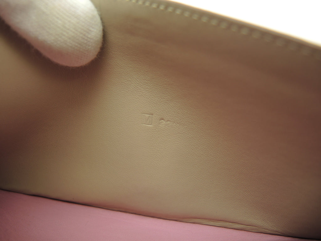 Hermès Dogon Long Portafoglio lungo a 2 ante in pelle Taurillon Uno Pink/Gris Tourterelle @□M 3
