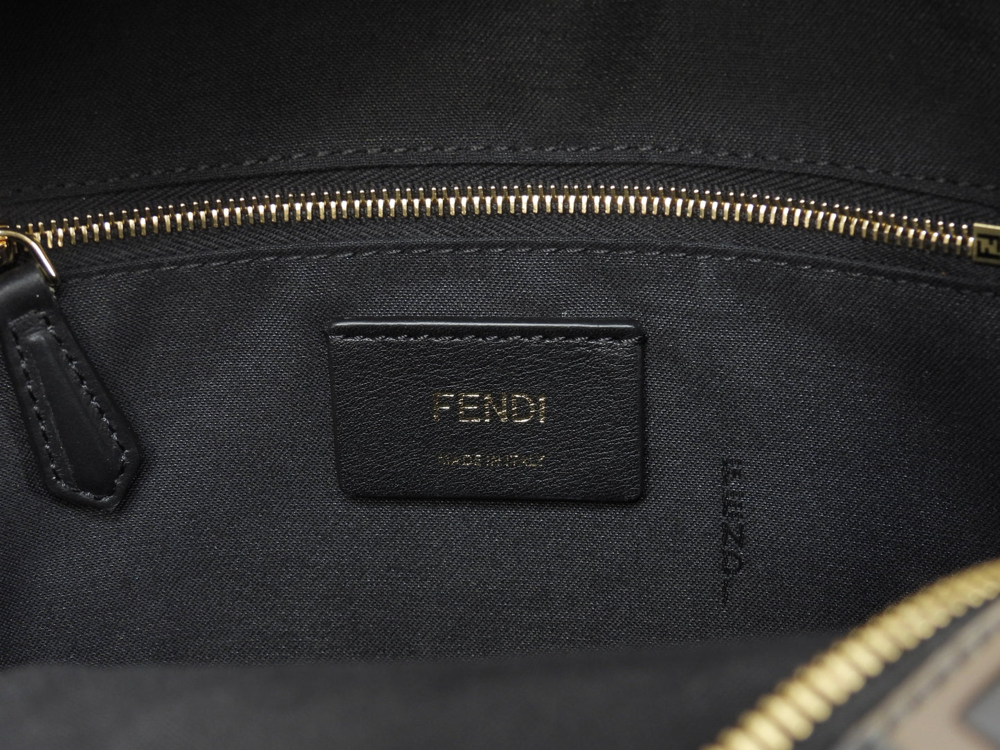 Fendi Zaino S motivo FF pelle marrone/nero borsa a tracolla ottime condizioni@ 20