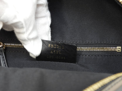 Fendi Zaino S motivo FF pelle marrone/nero borsa a tracolla ottime condizioni@ 20