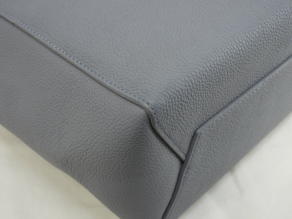 Celine Sangle Bucket Small in pelle azzurra, tracolla @U-SL-5116