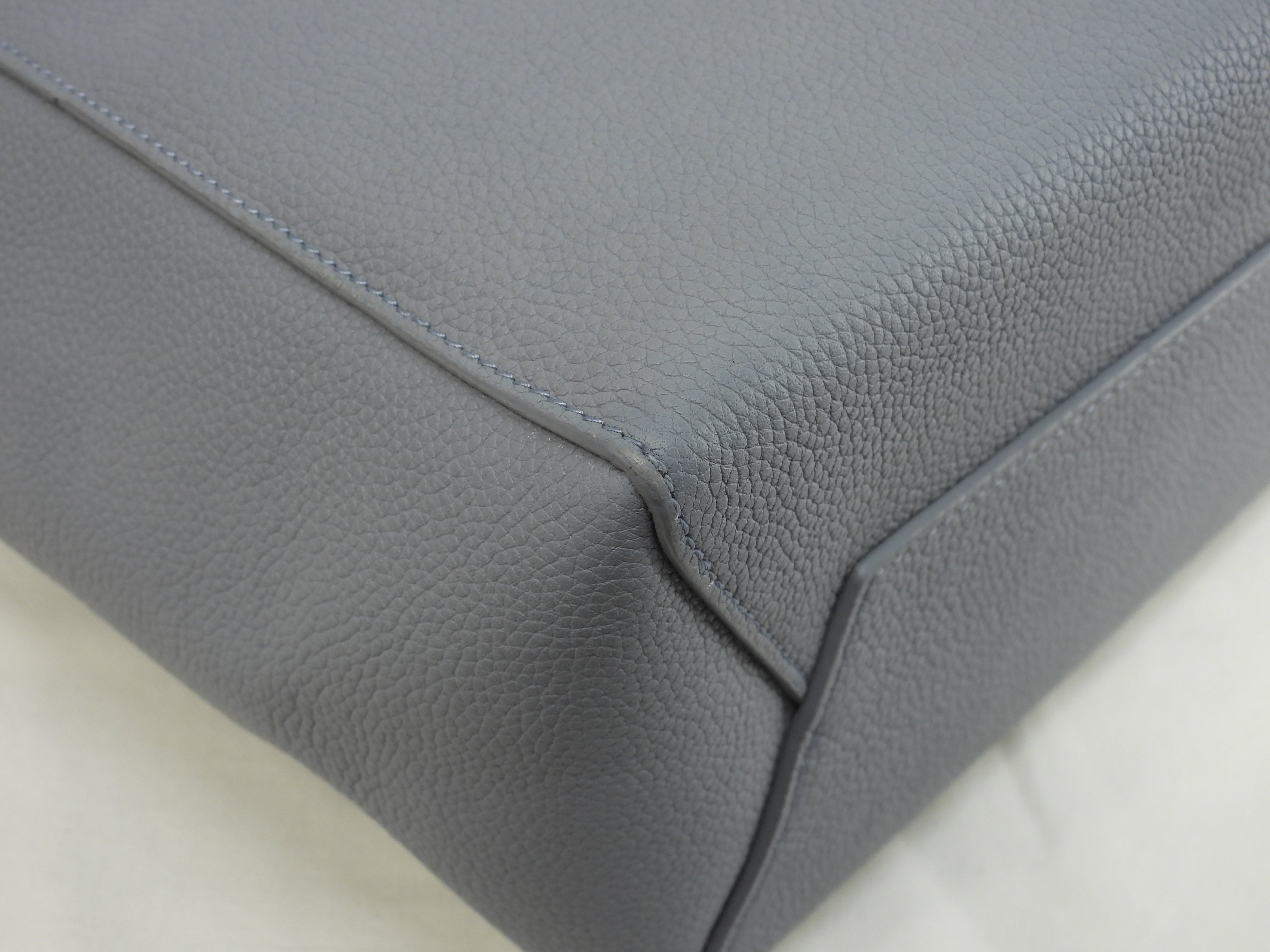 Celine Sangle Bucket Small in pelle azzurra, tracolla @U-SL-5116