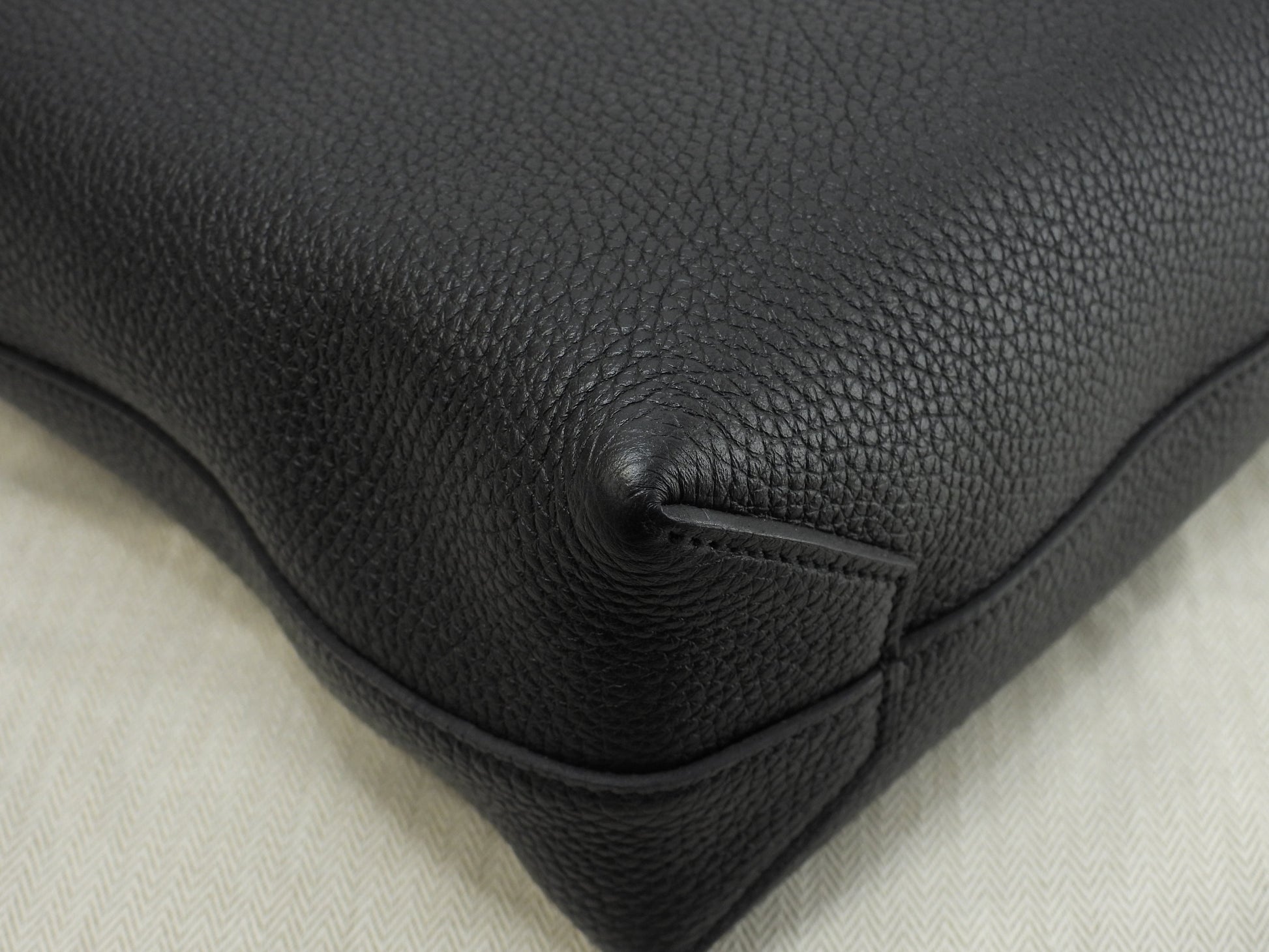 Hermès Cabasellier 31 Taurillon Clemence Nero Blu Borsa a mano Borsa a tracolla Come nuova@Z 2