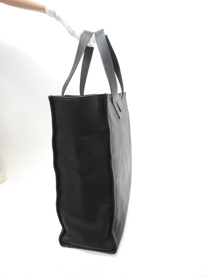 Christian Dior Borsa Tote Grande Uomo in Pelle Taurillon Nera Fatta a Mano Ottime Condizioni @08-BO-0191