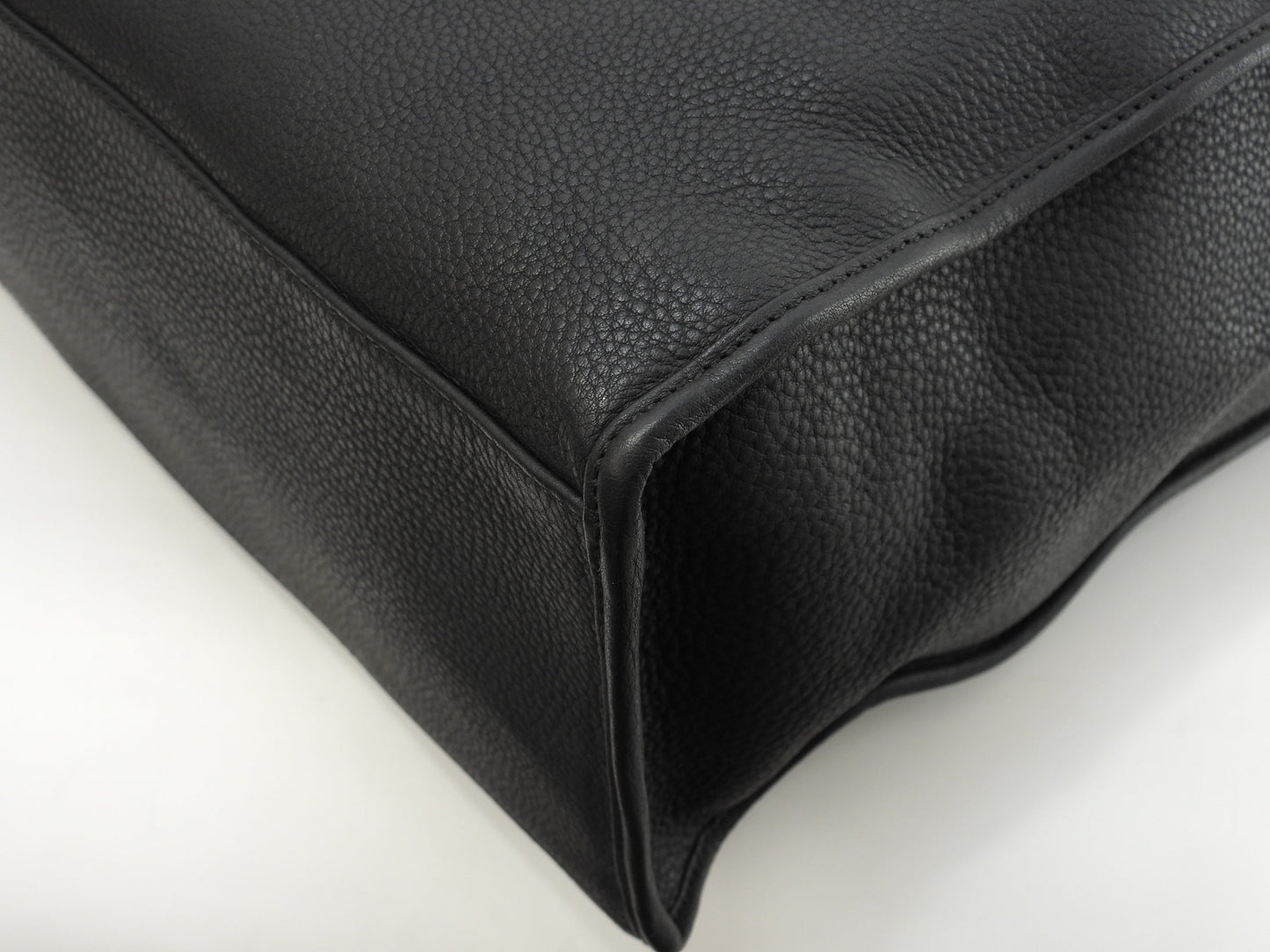 Christian Dior Borsa Tote Grande Uomo in Pelle Taurillon Nera Fatta a Mano Ottime Condizioni @08-BO-0191