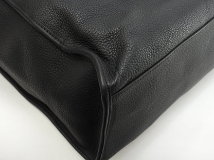 Christian Dior Borsa Tote Grande Uomo in Pelle Taurillon Nera Fatta a Mano Ottime Condizioni @08-BO-0191