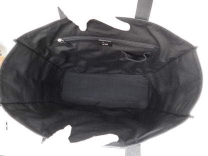 Christian Dior Borsa Tote Grande Uomo in Pelle Taurillon Nera Fatta a Mano Ottime Condizioni @08-BO-0191