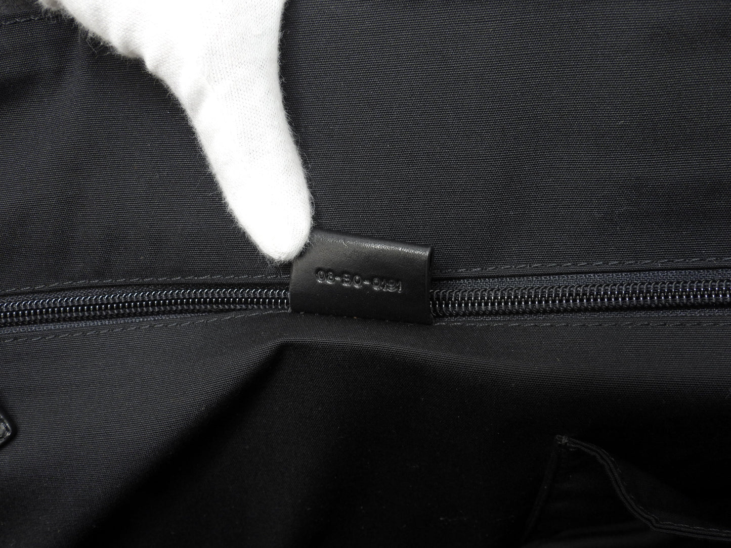 Christian Dior Borsa Tote Grande Uomo in Pelle Taurillon Nera Fatta a Mano Ottime Condizioni @08-BO-0191